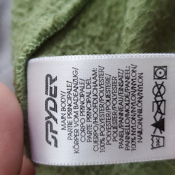 Vintage Spyder Full Zip Front Fleece Jacket Size Medium Vintage - Picture 14 of 14